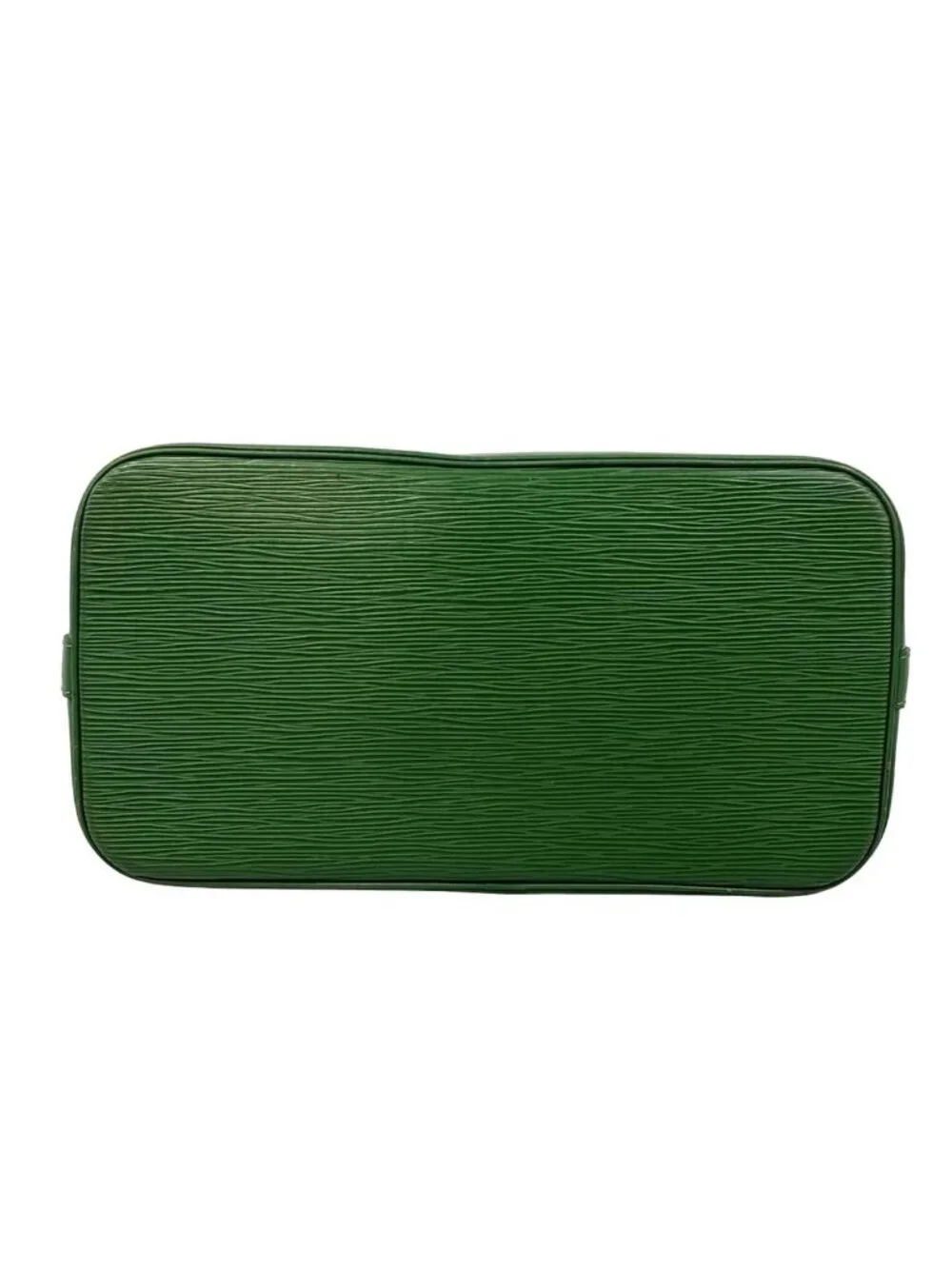 Louis Vuitton Handbag Epi Alma Borneo Green Leather